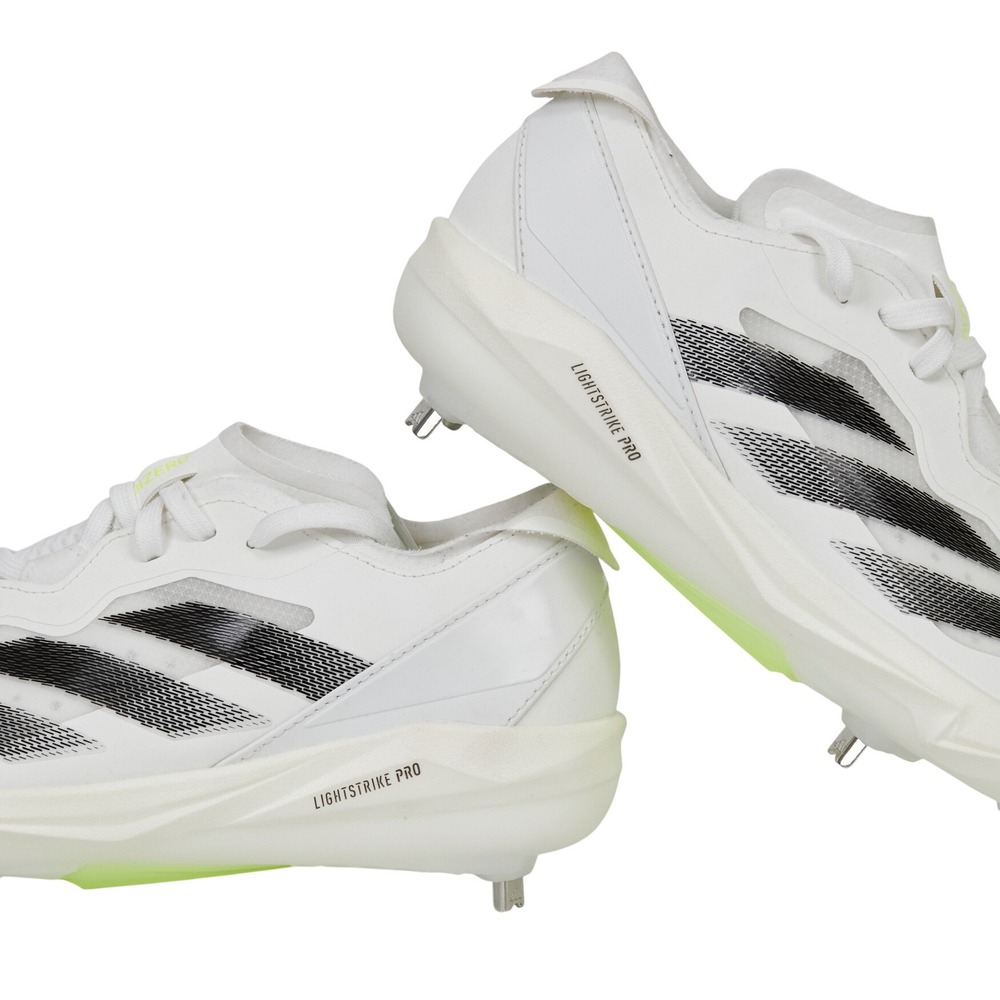 Adidas Adizero Instinct+ Softball Cleats Womens 6.5 White IF3361 Metal Spikes